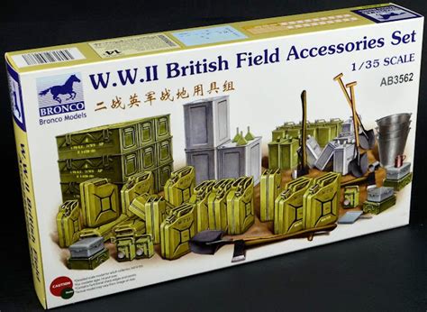 The Modelling News Bronco 135th Scale Ww2 British Field Accessories