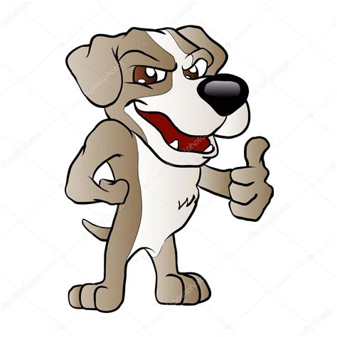 Cartoon Dog Sketch Bad Dog Cartoon Dog Sketch — Stock Vector