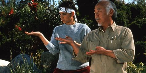 Whole life have a balance, everything be better.. The Karate Kid: Studio, Producer Didn't Want to Cast Pat ...