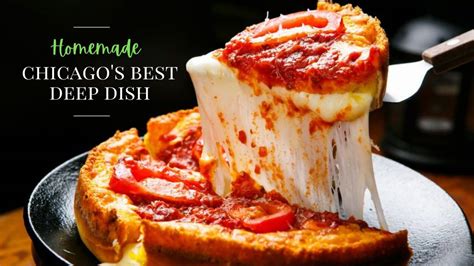 Chicago Deep Dish Pizza Recipe Homemade Pizza Pro