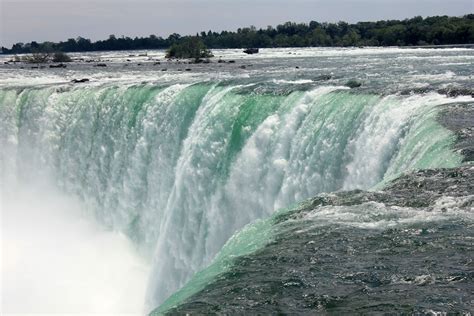 Really Close Up Of The Falls In Niagara Falls Ontario Canada Image