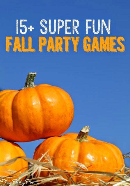15 Fall Party Games And Minute To Win It Ideas Playpartypin Fall