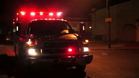 Ambulance Illuminated In Dark Stock Footage Sbv 302007386 Storyblocks