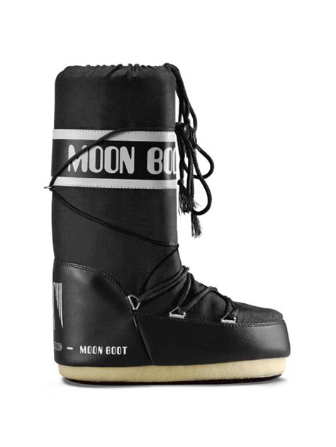 classic high nylon moon boot børn sort gumpel and co