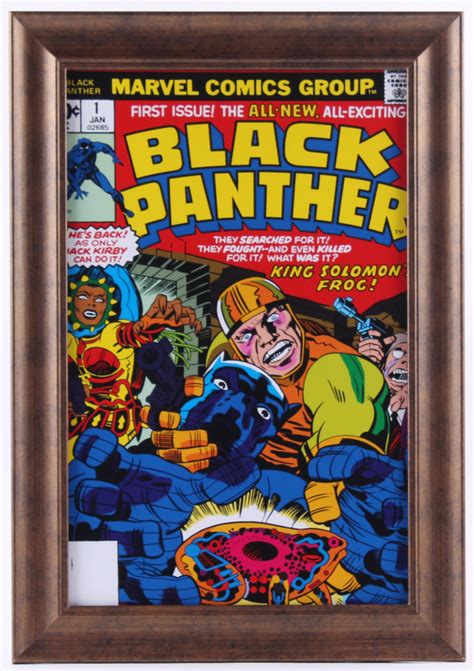 Marvel Black Panther X Custom Framed Comic Book Poster Pristine