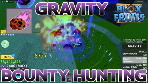 『revamped Gravity』bounty Hunting Montage Blox Fruits Youtube