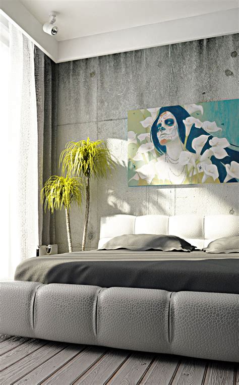 Modern Surreal Art Interior Bedroom Design Interior Design Ideas