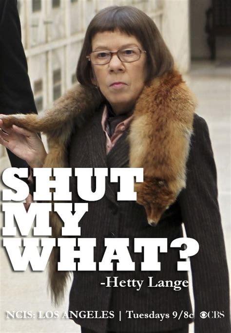 What Was Your Favorite Hetty Moment Last Night Ncis Ncis Los