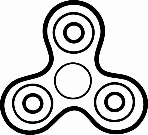 Free Printable Fidget Spinners Coloring Pages
