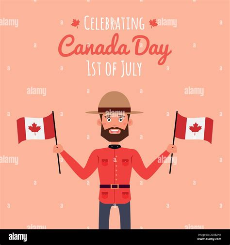 canada day card stock vector image and art alamy