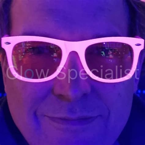 Uvblacklight Bril Neon Roze Glow Specialist