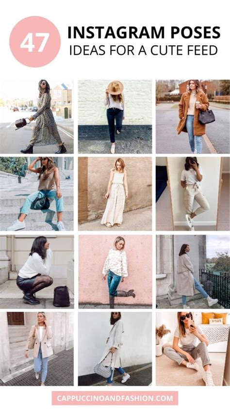 47 Instagram Poses Ideas For Cute Photos Cappuccino And Fashion