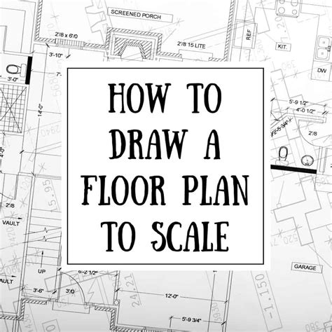 How To Draw A Floor Plan Scale By Hand