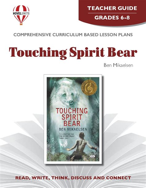 Touching Spirit Bear Novel Unit Teacher Guide
