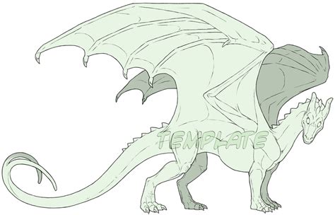 commission pern dragon template by seasuds on deviantart dragon art dragon drawing dragon base