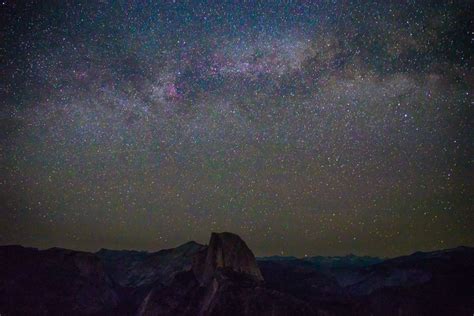 Stargazing At Glacier Point In Yosemite National Park California