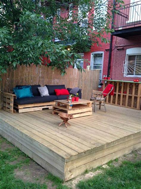 If the pallet wood is not rotten, the deck could be safe to walk on. DIY Pallet Deck Tutorial | 99 Pallets