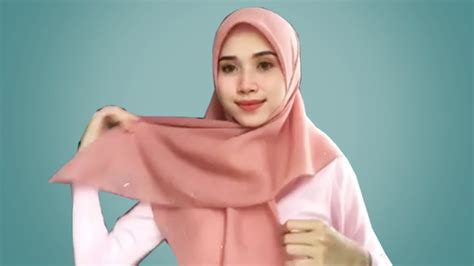 Tutorial Hijab Syar I Segi Empat Menutup Dada Newstempo