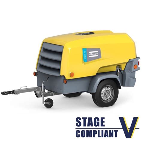 Three Tool Stage V Towable Air Compressor Hire Hertfordshire And London