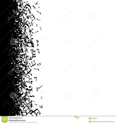 Cute cute black and white musical notes staff music box ps path editable decorative pattern. Black music notes border on | Clipart Panda - Free Clipart ...