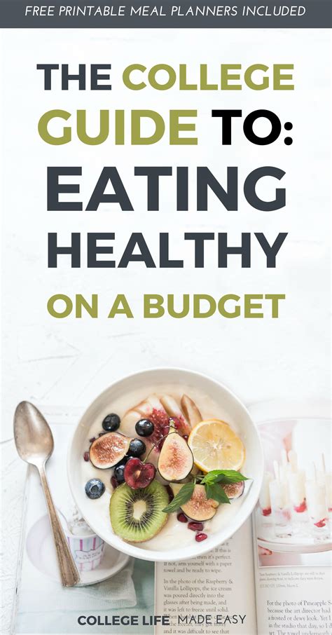 Eating Healthy On A College Budget Mocksure