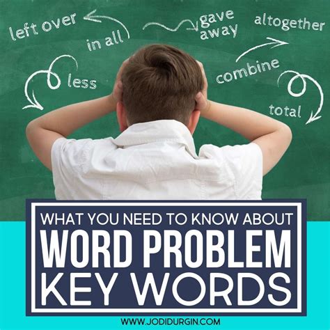 Elementary Math Word Problem Key Words And Their Limitations Clutter
