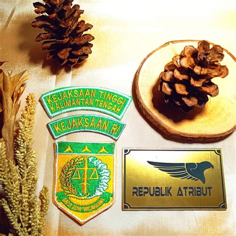 Jual Bet Badge Kejaksaan Ri Lambang Set Tanda Induk Dan Lokasi Satker