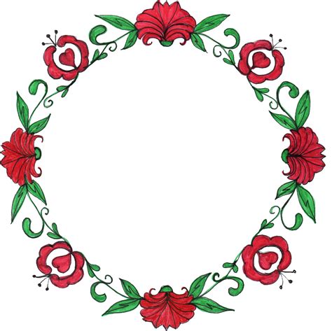 Floral circle transparent background illustrations & vectors. Clipart roses circle, Clipart roses circle Transparent ...