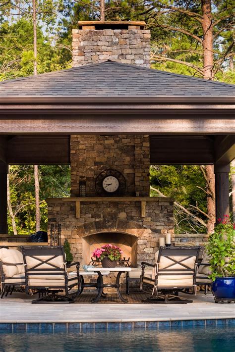 Hgtv Gardens Offers Up Inspirational Photos Of Outdoor Fireplaces