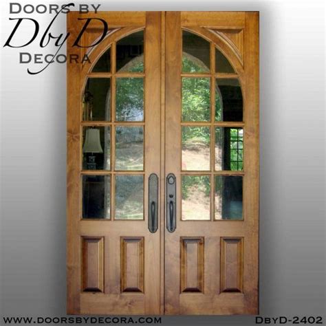 Custom French Country Double Tdl Doors Wood Entry Doors By Decora
