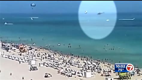 2 Hospitalized After Helicopter Crashes Into Ocean Near Miami Beach