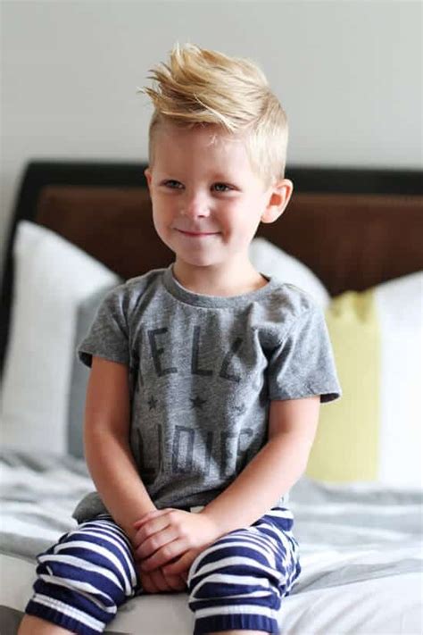 This toddler hairstyle works best with fine or wavy hair that has some form of texture. 8 Super Cute Toddler Boy Haircuts