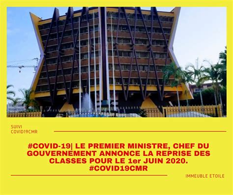 Cameroun  La reprise des cours le 1er juin 2020  Culturebene
