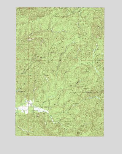 Blue Mountain Wa Topographic Map Topoquest