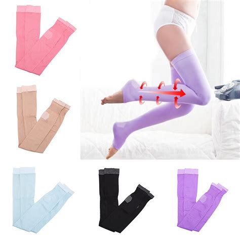 Womens Stockings Varicose Veins Compression Burn Fat Fit Slimming Beauty Leg Over The Knee