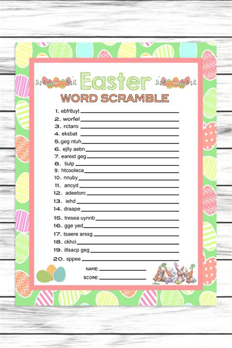 Word games for seniors with answers