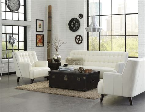 Poshmark makes shopping fun, affordable & easy! New York White Leather Living Room Set from Lazzaro ...