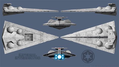 Imperial Interdictor Schematics 01 By Ravendeviant Star Destroyer