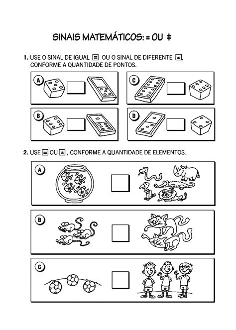 Atividade De Igual E Diferente