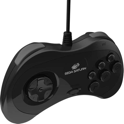 Retro Bit Official Sega Saturn Usb Controller Pad For Pcmacsteam