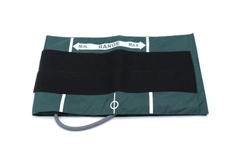 Adult Thigh Nylon Dark Green Single Tube Reusable Nibp Cuffs With