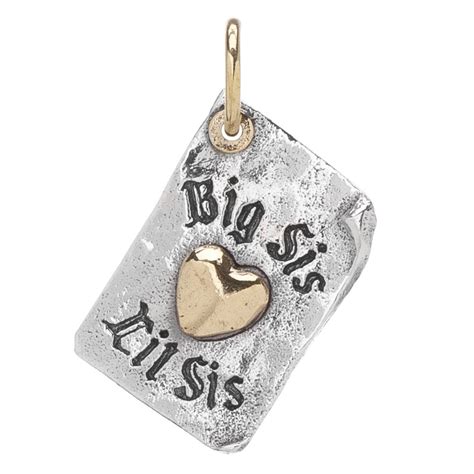 Waxing Poetic Big Sis Lil Sis Pendant By Waxing Poetic The Lamp Stand