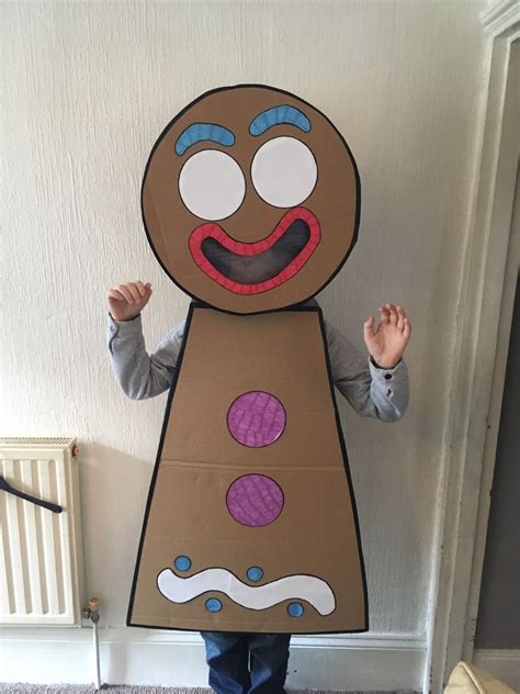 book week costume gingerbread man homemade | Gingerbread man costumes