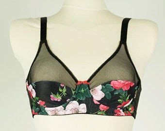 Smooth Shelf Bra GINA Quarter Cup Bra In Many Colors Etsy Net Fabric