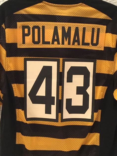 Jerseys women's legacy jerome bettis pittsburgh steelers jersey. Troy Polamalu Pittsburgh Steelers Authentic Nike ...