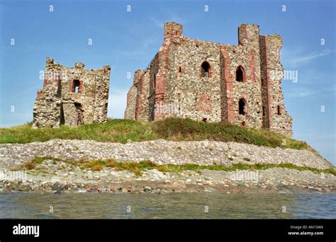 Piel Castle On Piel Island Taken From The Sea Stock Photo Alamy