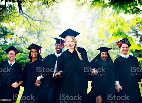 Graduation Student Commencement University Degree Concept Stock Photo