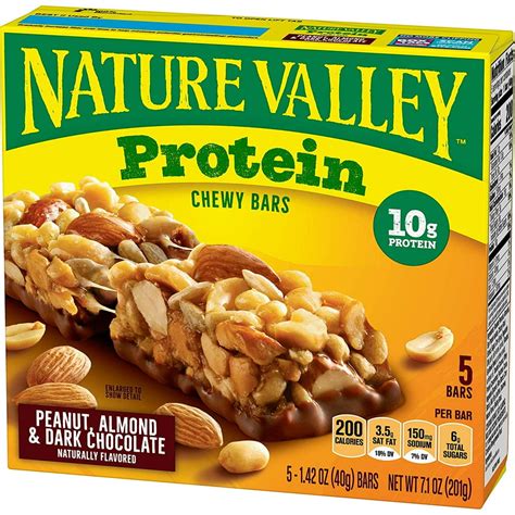 Nature Valley Peanut Almond And Dark Chocolate Protein Chewy Bars 71