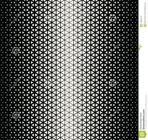 Abstract Geometric Black And White Graphic Design Triangle Halftone