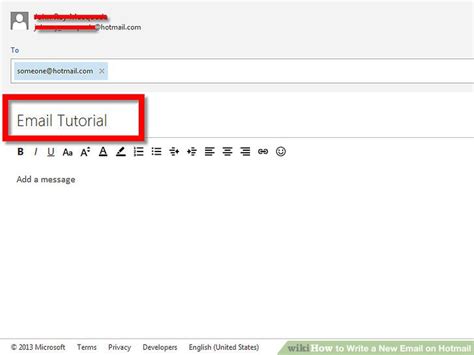 How To Write A New Email On Hotmail 6 Steps With Pictures